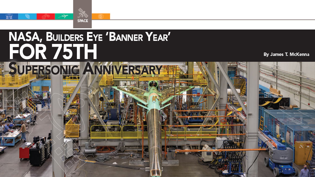 NASA, BUILDERS EYE ‘BANNER YEAR’ FOR 75TH SUPERSONIC ANNIVERSARY